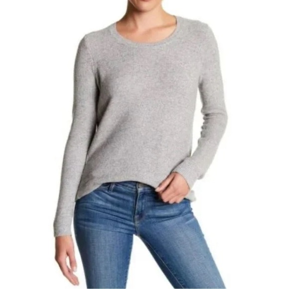 Madewell Riverside Textured Crewneck Pullover Sweater in‎ Gray Size XXS - Picture 1 of 10